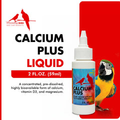 Morning Bird Calcium Plus Liquid – versement dans l'eau simplifié pour nourrir quotidiennement vos oiseaux.