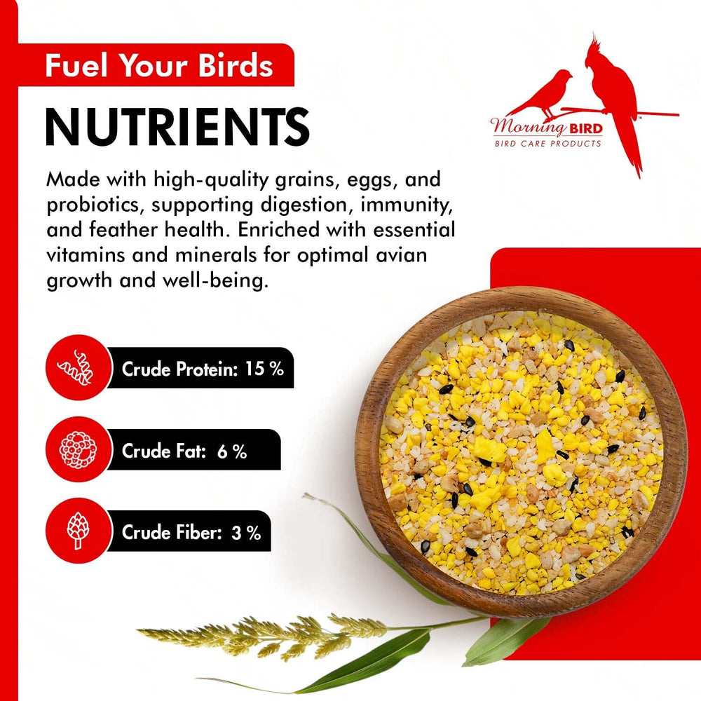 Morning Bird Eggfood informations-nutritionnelles: équilibre nutritionnel.