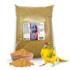 Morning Bird Millet doré dans un bol, source naturelle de protéines et fibres.