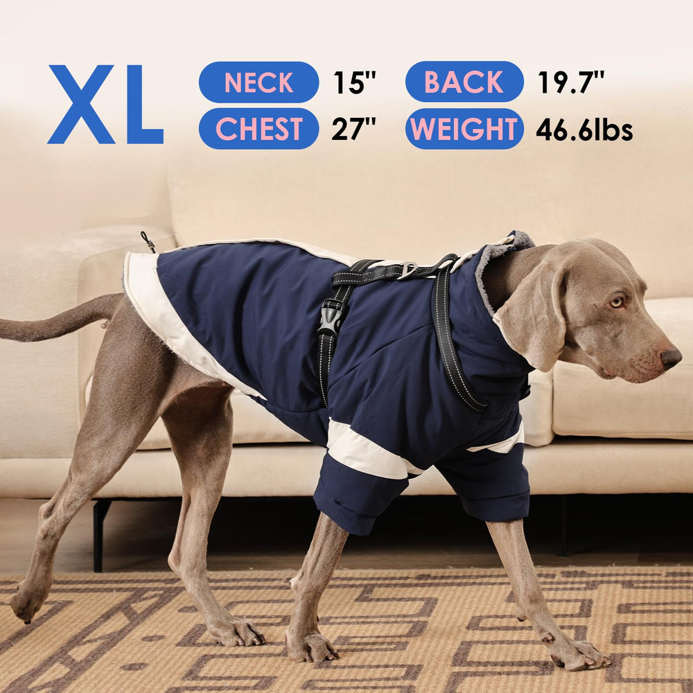 MORVIGIVE manteau d'hiver XXL – protection contre le vent et la pluie.