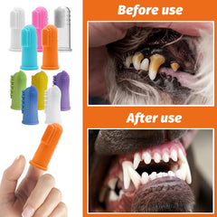 Brosse-doigt Mosioverdavian pour chat, design2, réduction douce de la plaque.