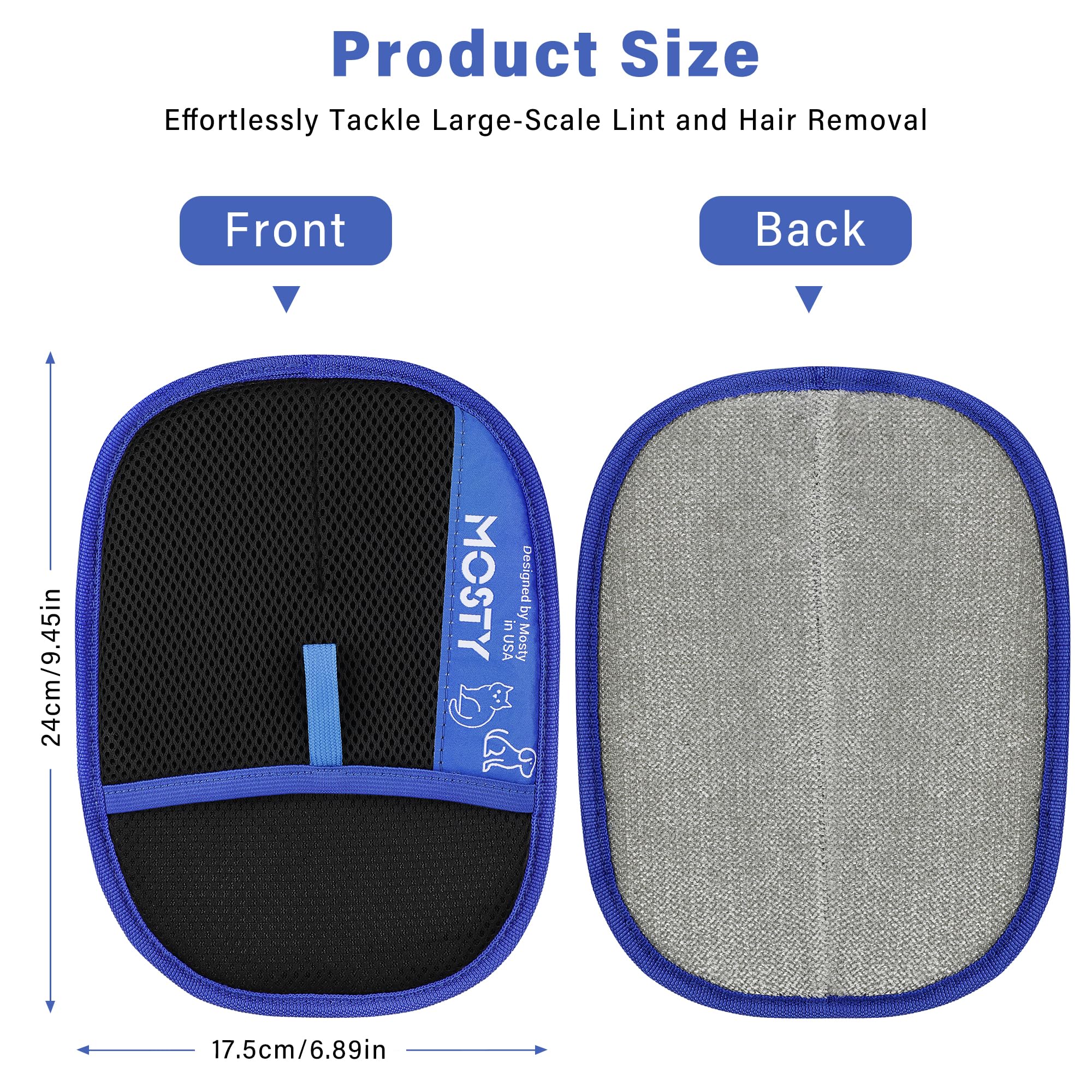 Mosty gant poils sur vêtements, aide à garder les vêtements propres.