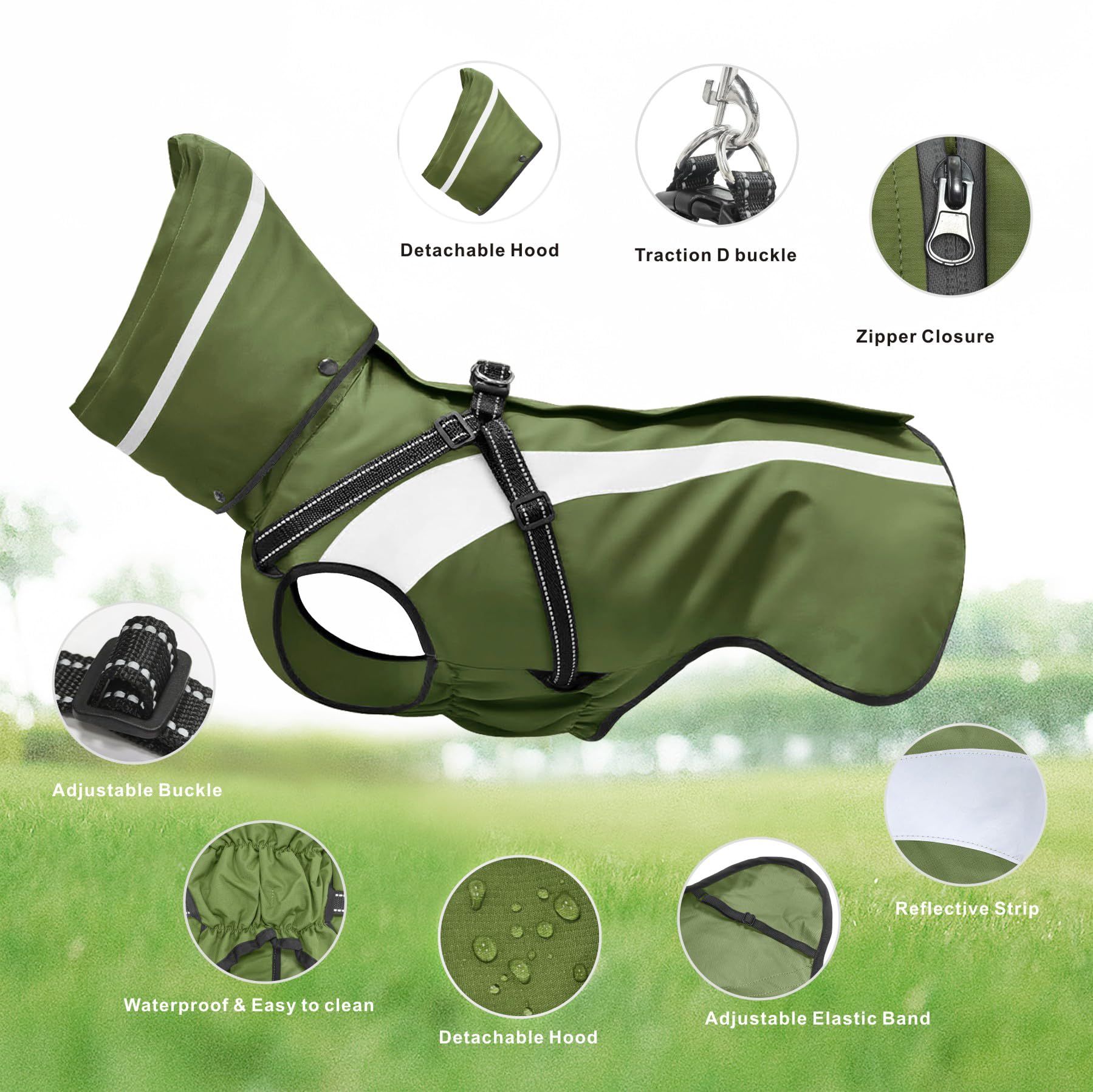 Mosucoirl elasticite abdomen chien ajustement confortable