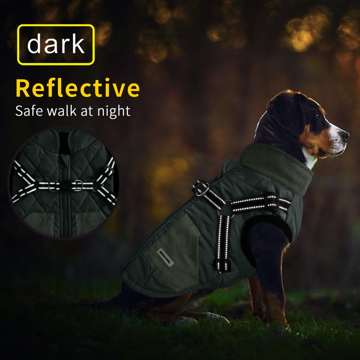 Mosucoirl manteau pour fetes et evenements canins