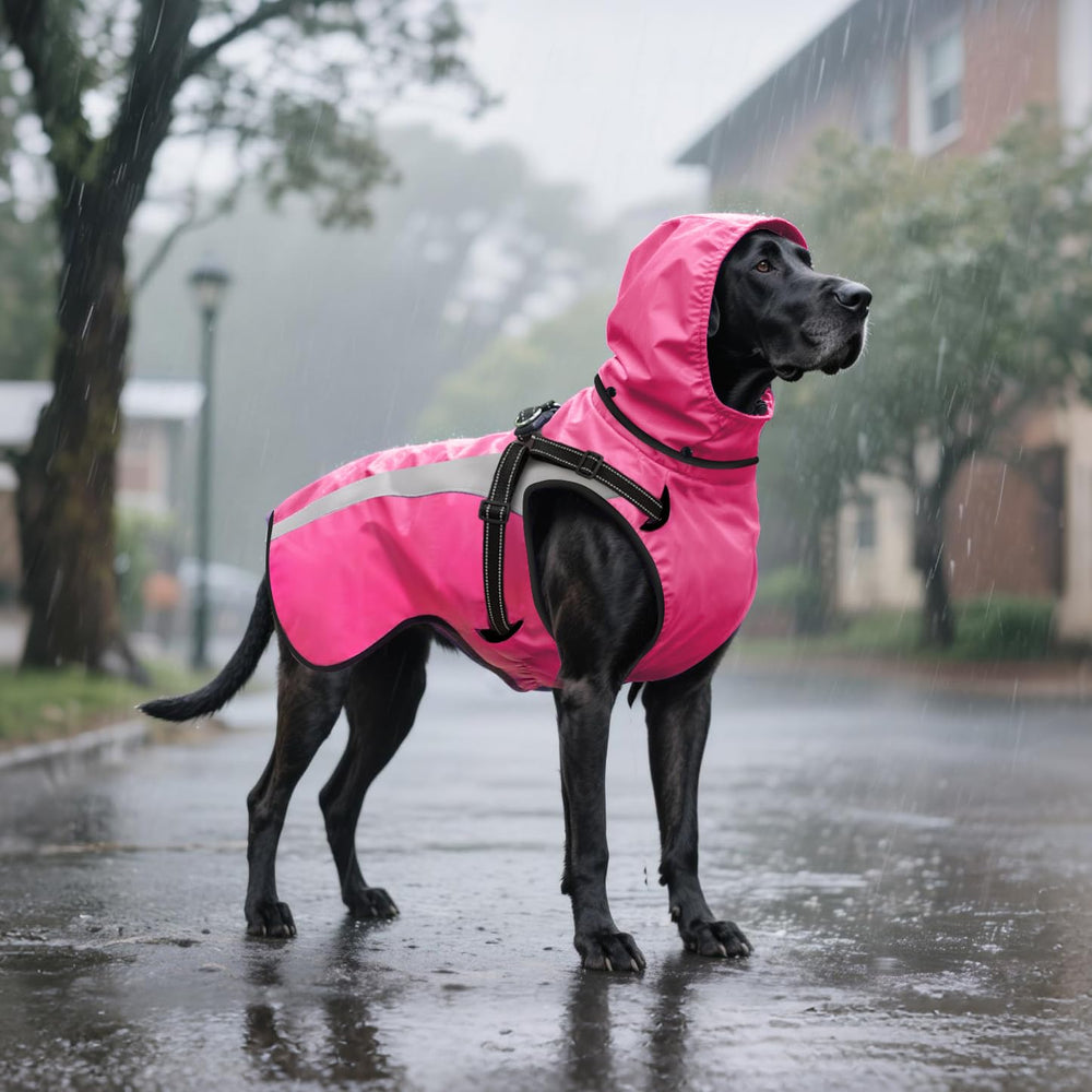 Mosucoirl imperméable chien harnais-integre: harnais intégré pour attacher facilement la laisse