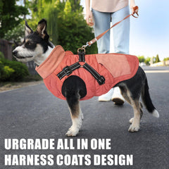 Mosucoirl manteau chien anti-vent et imperméable en polyester résistant.