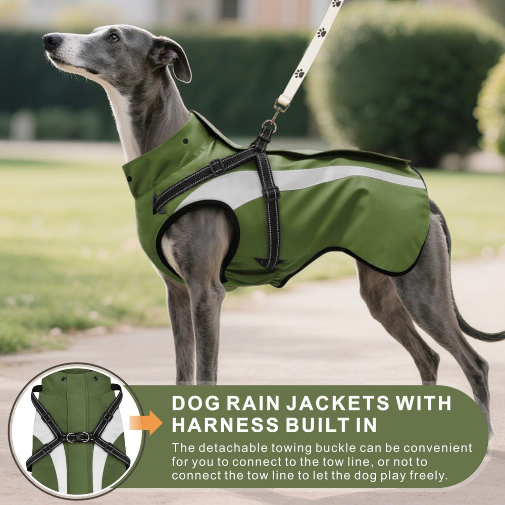 Mosucoirl manteau chien harnais-detachable, boucle d'attache facile pour laisse.