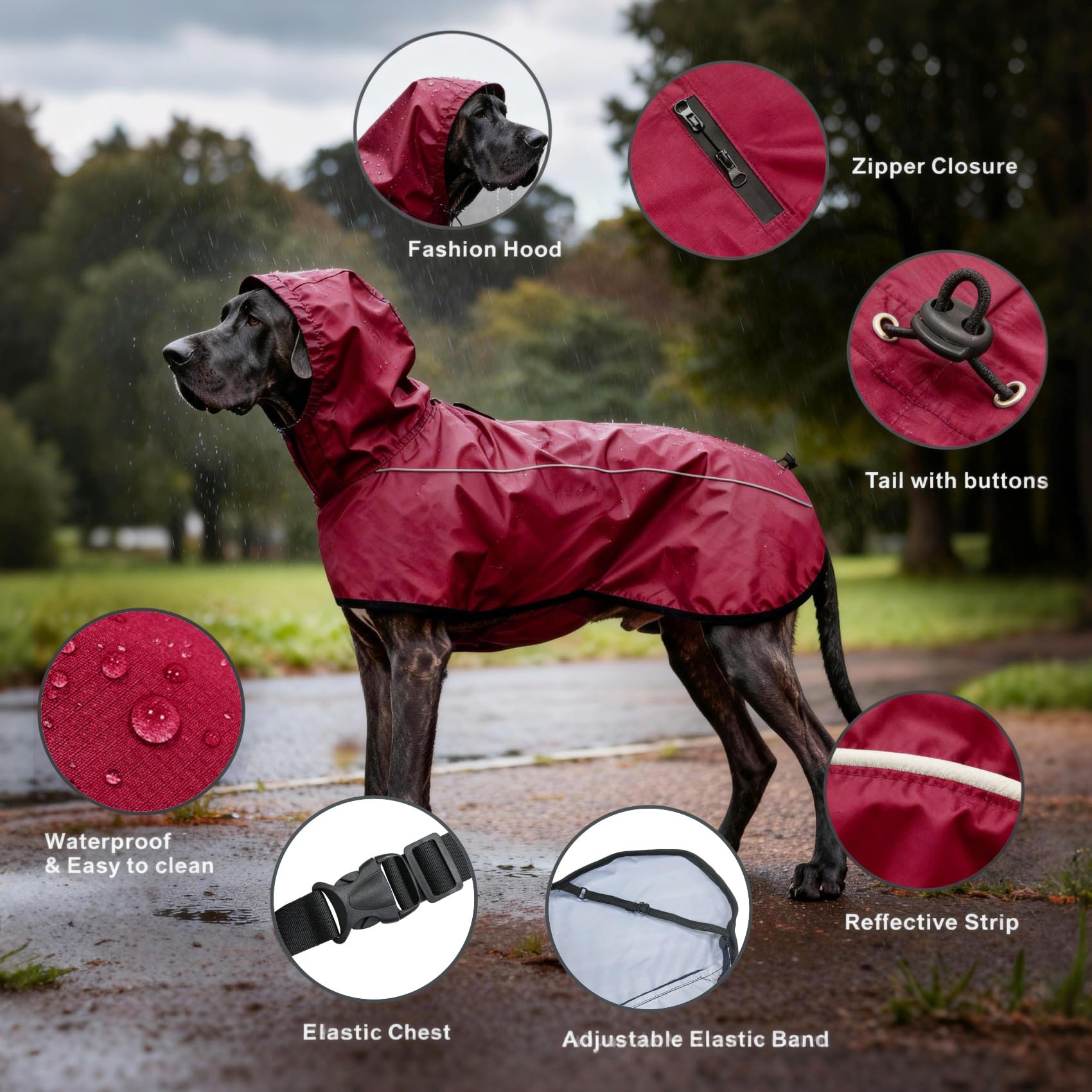 Mosucoirl nettoyage facile imperméable chien