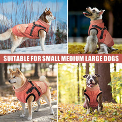 Mosucoirl veste chien doublure polaire pour chaleur douce lors des sorties.