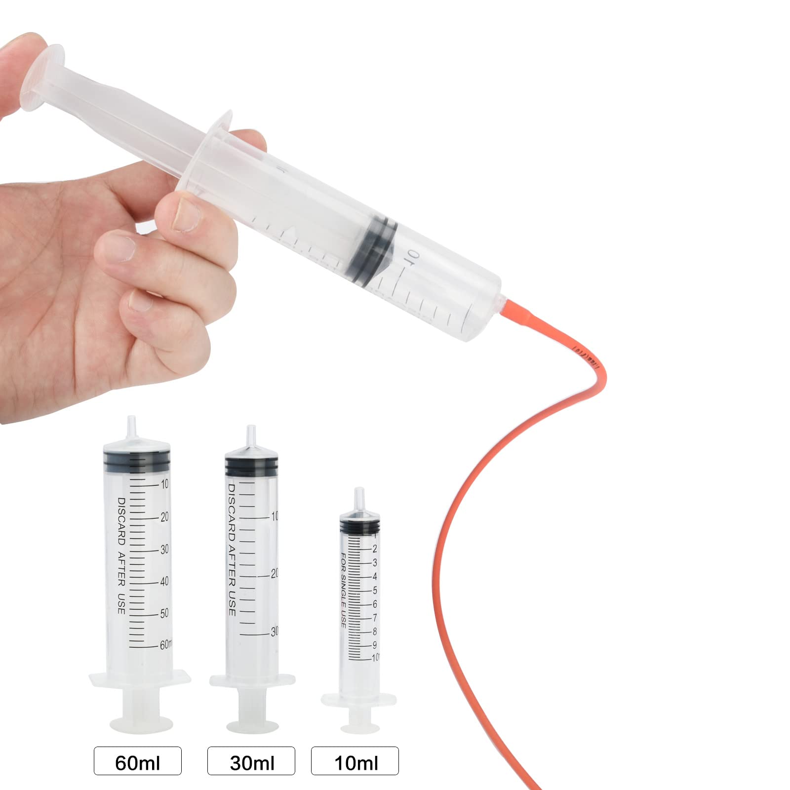Motain seringues 10ml pour un dosage contrôlé lors du nourrissage.