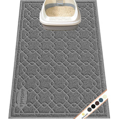 Tapis Motsamla 35x24, vue avant, capture efficace de la litière.