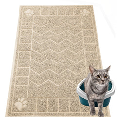 Tapis litière grand format Motsamla capture les grains et protège le sol.