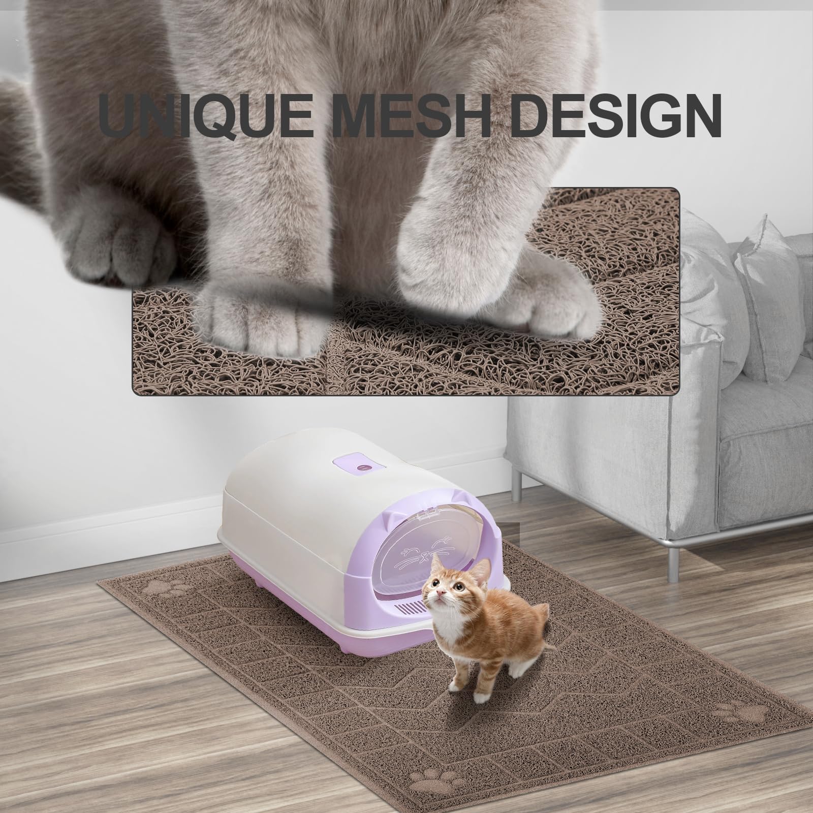Nettoyage rapide et facile avec le tapis Motsamla