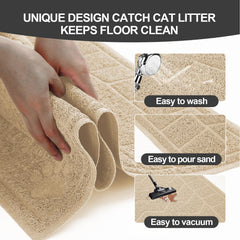 Tapis litière Motsamla usage intérieur et extérieur polyvalent.