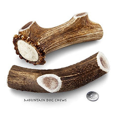 Gros morceau en cerf élan Mountain Dog Chews conçu pour durer