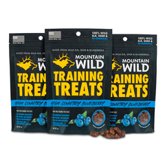 Mountain Wild sac croquettes élan et cerf pour entraînement et récompense.