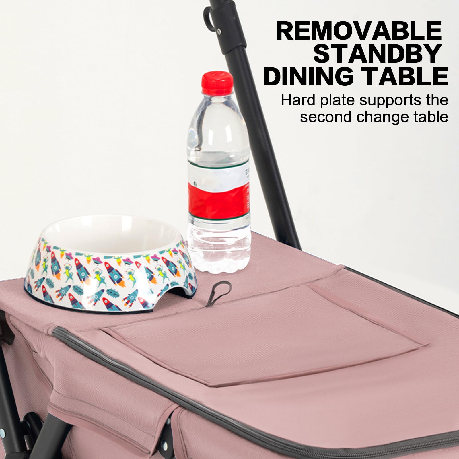 MOV COMPRA Poussette animaux rose-poignee-telescopique: poignée télescopique pour un transport pratique