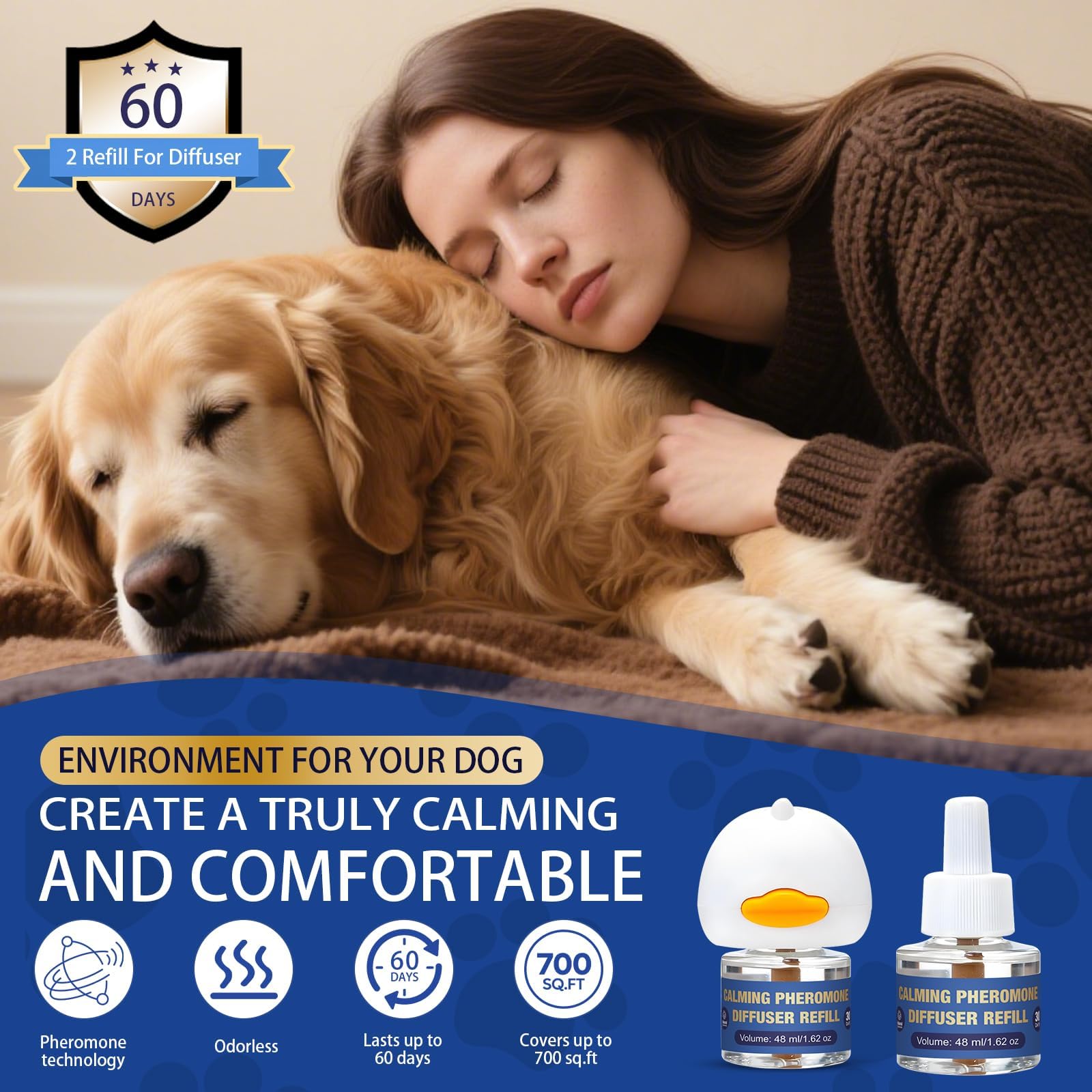 MOYAMUTU kit diffuseur récharges 48ml solution tranquillité