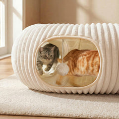 MOYMO tunnel-chat forme en S boules suspendues offre variété de jeux
