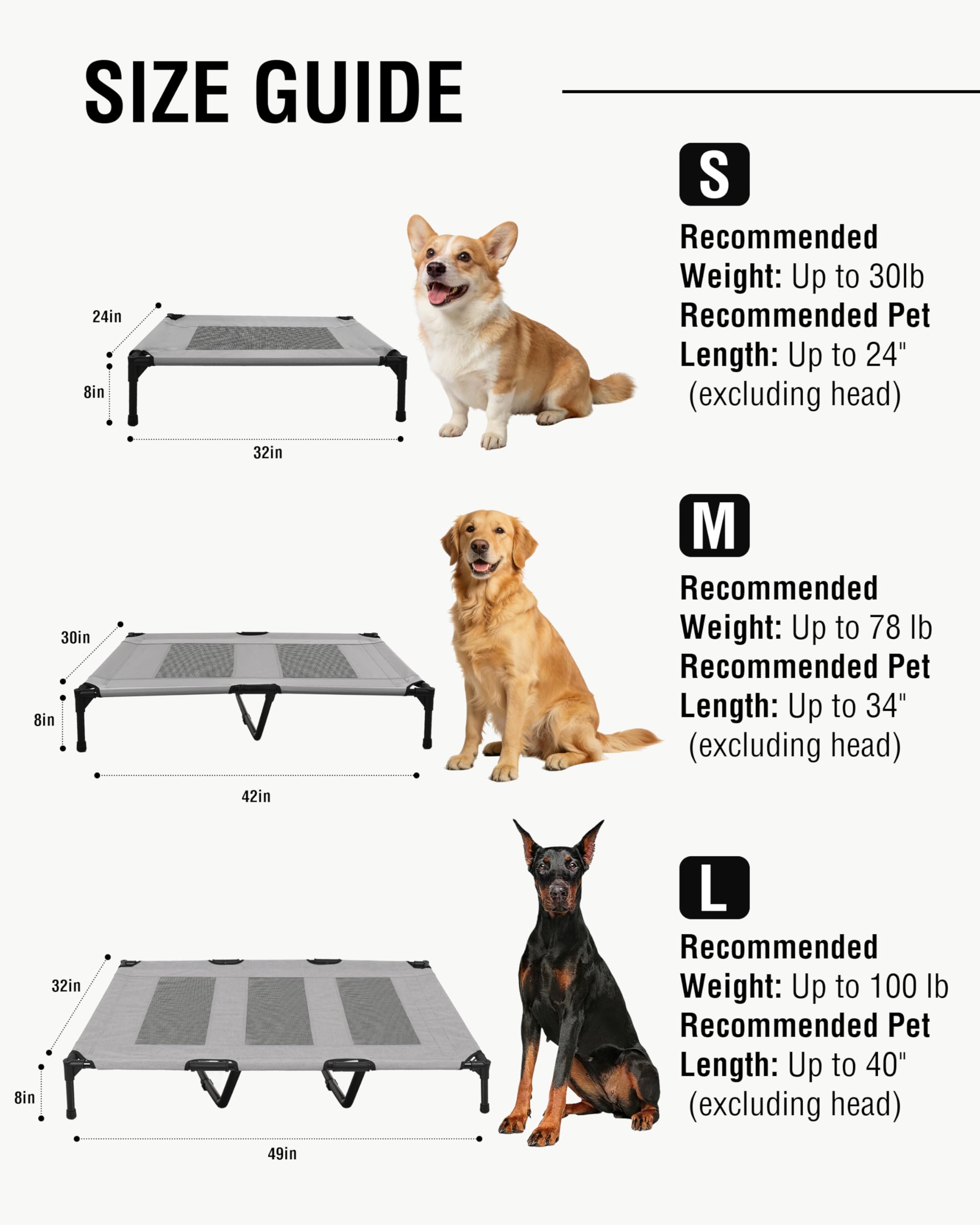 Confort et soutien du chien sur le lit Moysoon grâce à sa surface adaptative.