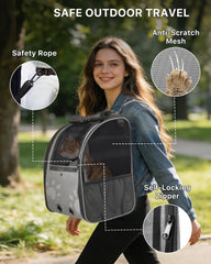 Moysoon sac-a-dos-chat reflecteurs pour securite nocturne