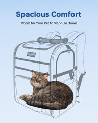 Moysoon sac dos chien randonnee ceinture taille ajustable—soutien confortable pendant les longues promenades.