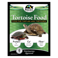 Mozaic tortue granulés rouges, texture appétissante pour diversifier l’alimentation.