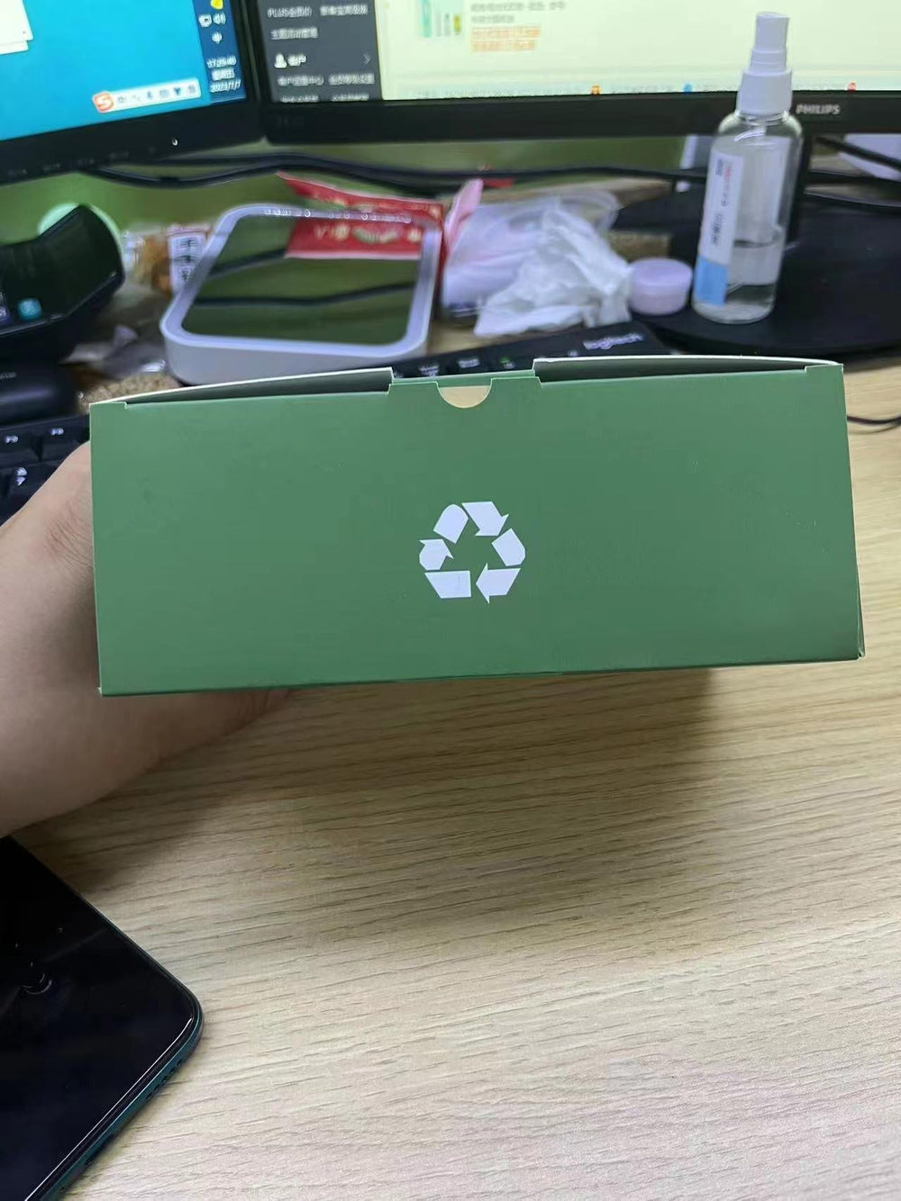Mr. Peanut's XL solution écologique, fabriquée à partir de déchets végétaux.