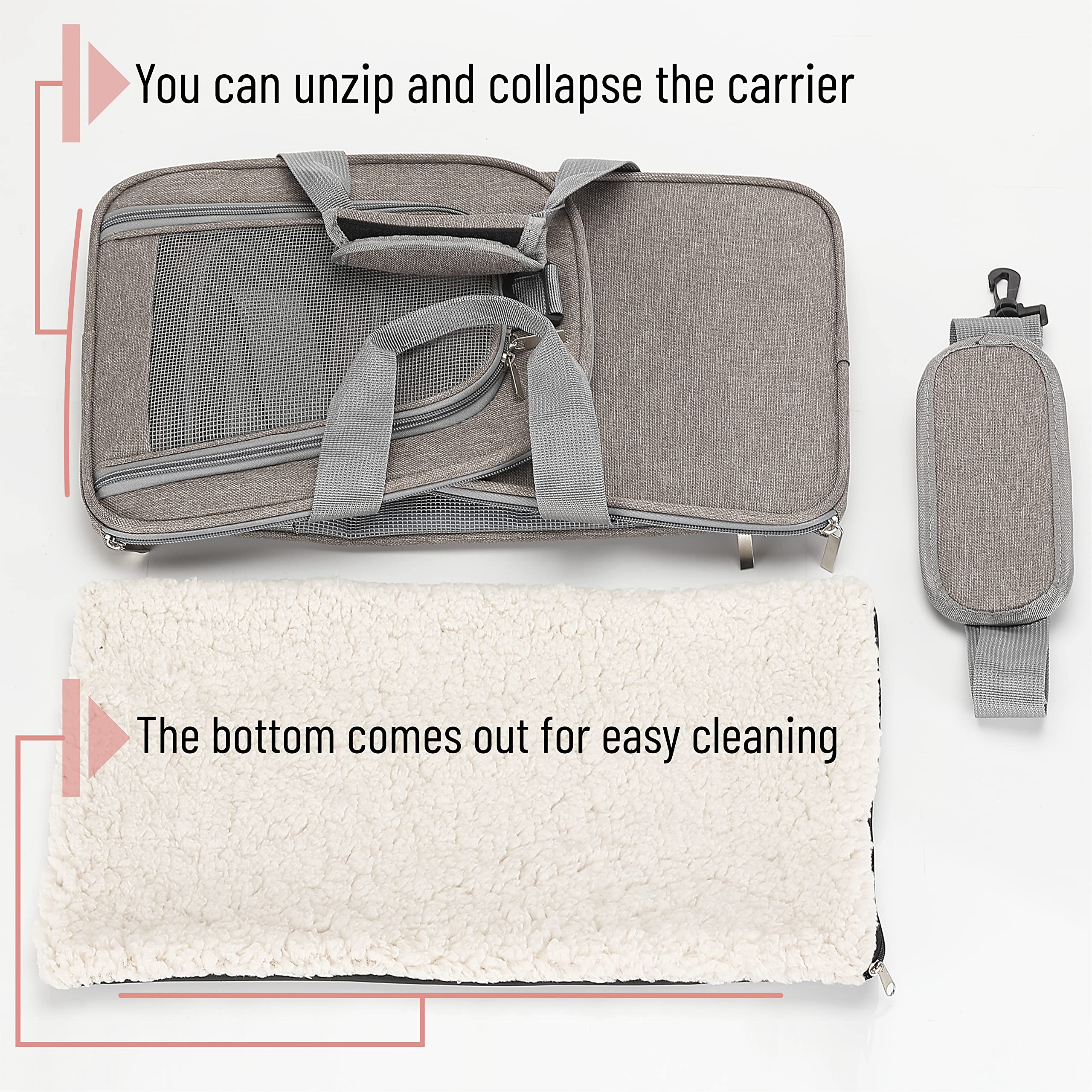 Mr. Pen carrier-ventilation-maillage garantit un flux d'air régulier.