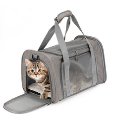 Mr. Pen porteur-animal-carrier-ouvert: ventilation et surveillance faciles.