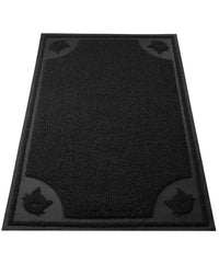 Mr. Pen tapis litière grand noir prêt à l'usage, confort chat.