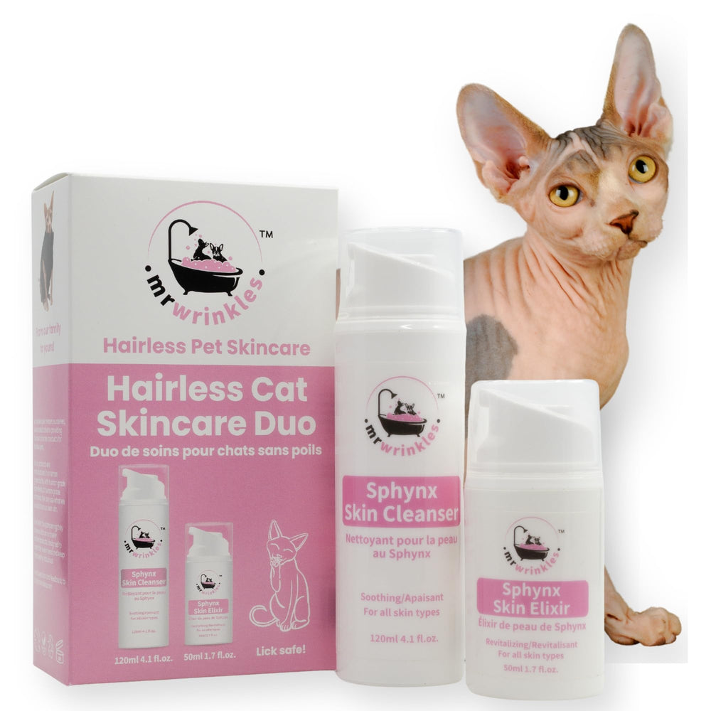 MR WRINKLES Duo Sphynx, bouteille airless: conserve la fraîcheur et limite l'oxydation.
