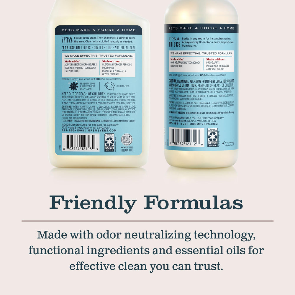 Mrs. MEYER'S bouteille recyclable et Cruelty-Free, choix respectueux