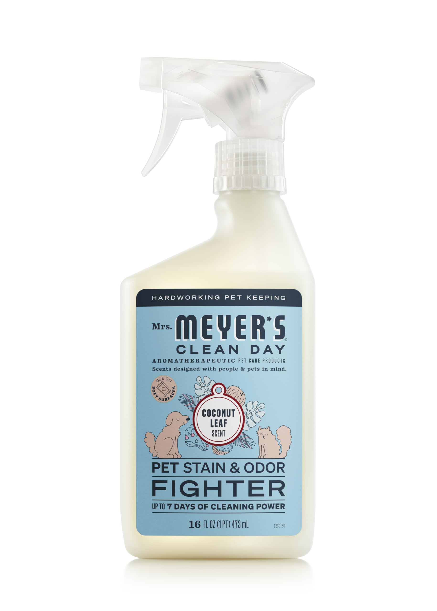 Mrs. Meyer's Clean Day - bouteille prête à nettoyer les taches et odeurs sur tapis.