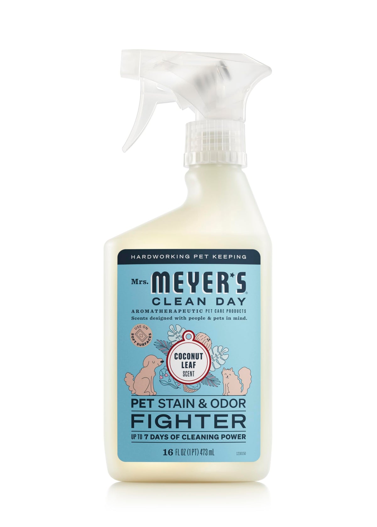 Mrs. Meyer's Clean Day - bouteille prête à nettoyer les taches et odeurs sur tapis.