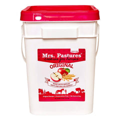 Mrs Pastures biscuits pour chevaux dans un seau 15 lb, pratique pour l'entraînement