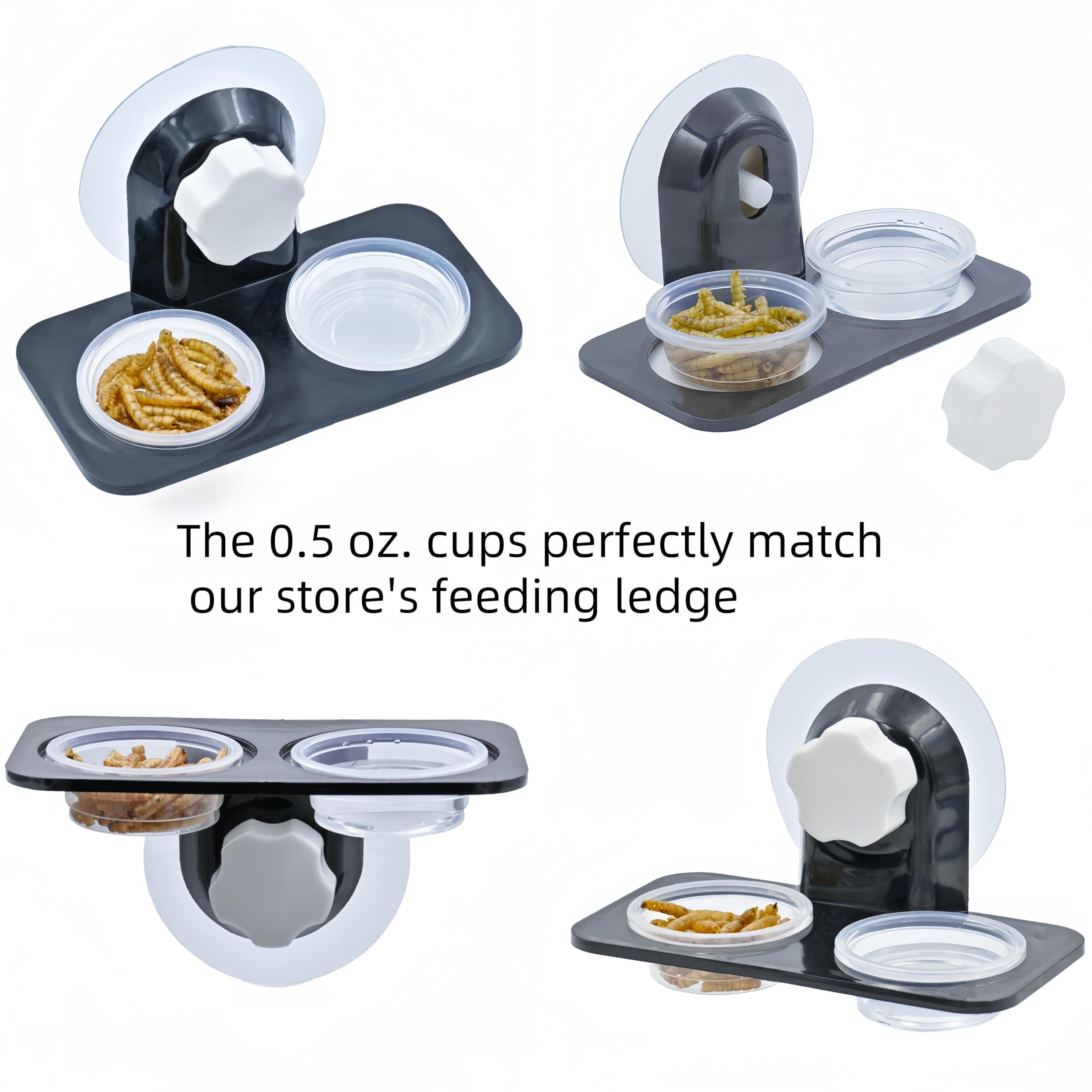 Capacité 0,5 oz MRTIOO, portions adaptées pour petits animaux.