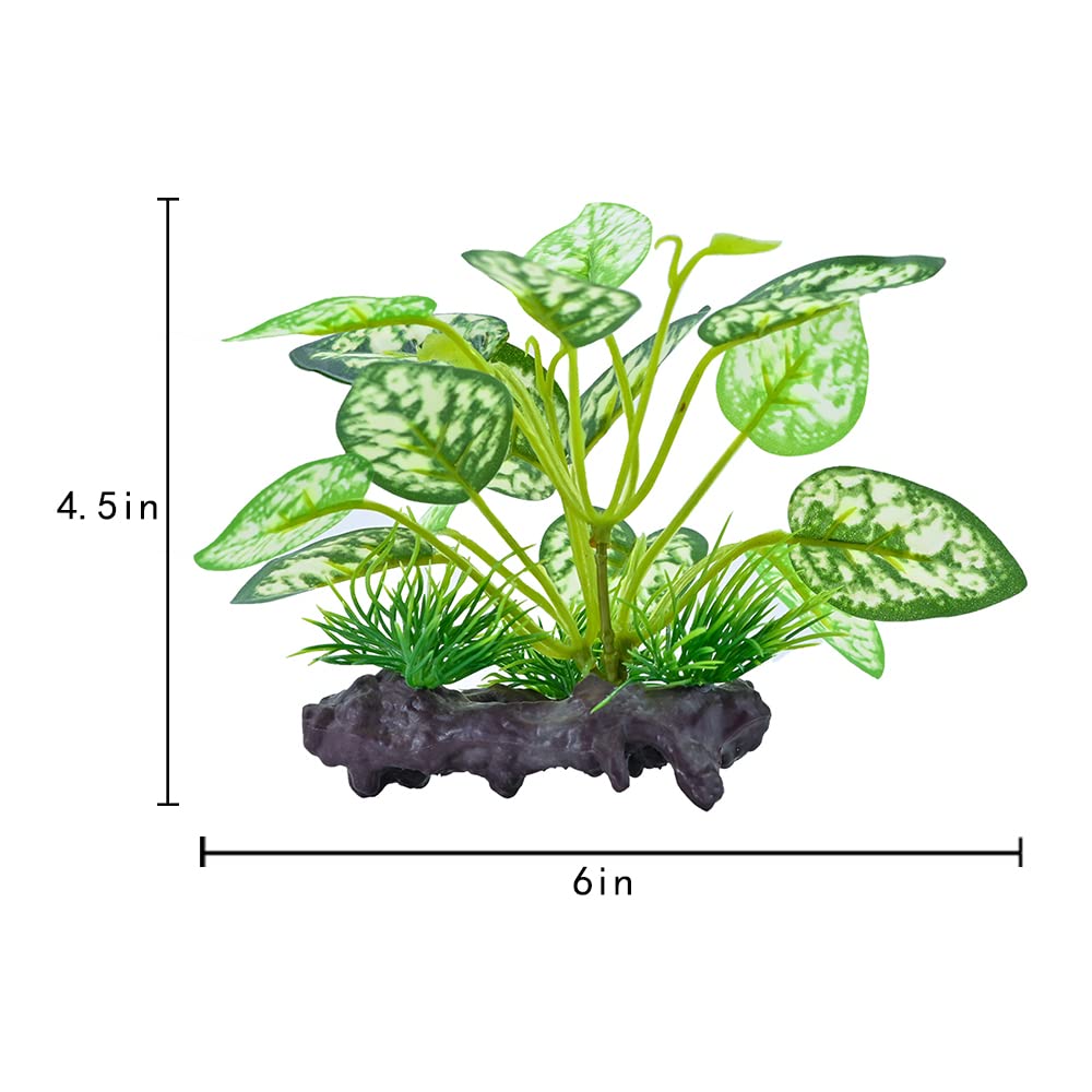 Plantes artificielles MRTIOO adaptées aux bacs poissons tropicaux.