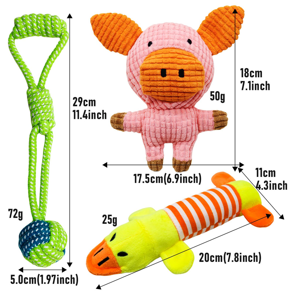 Jouets durables et faciles à laver Mruq pet, entretien simplifié.
