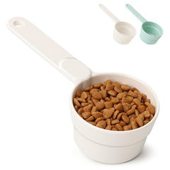 MSBC cuillère-doseuse pour nourriture de chien, demi-tasse, pratique et précise.