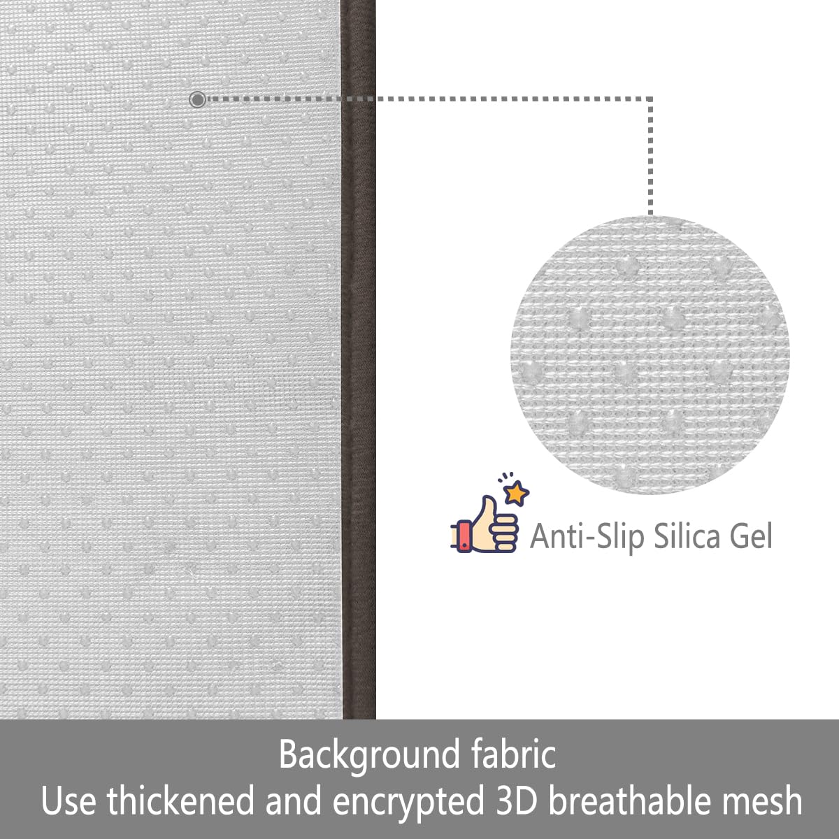 Matelas pour chien Muamar sur le sol ou canapé, confort et propreté.