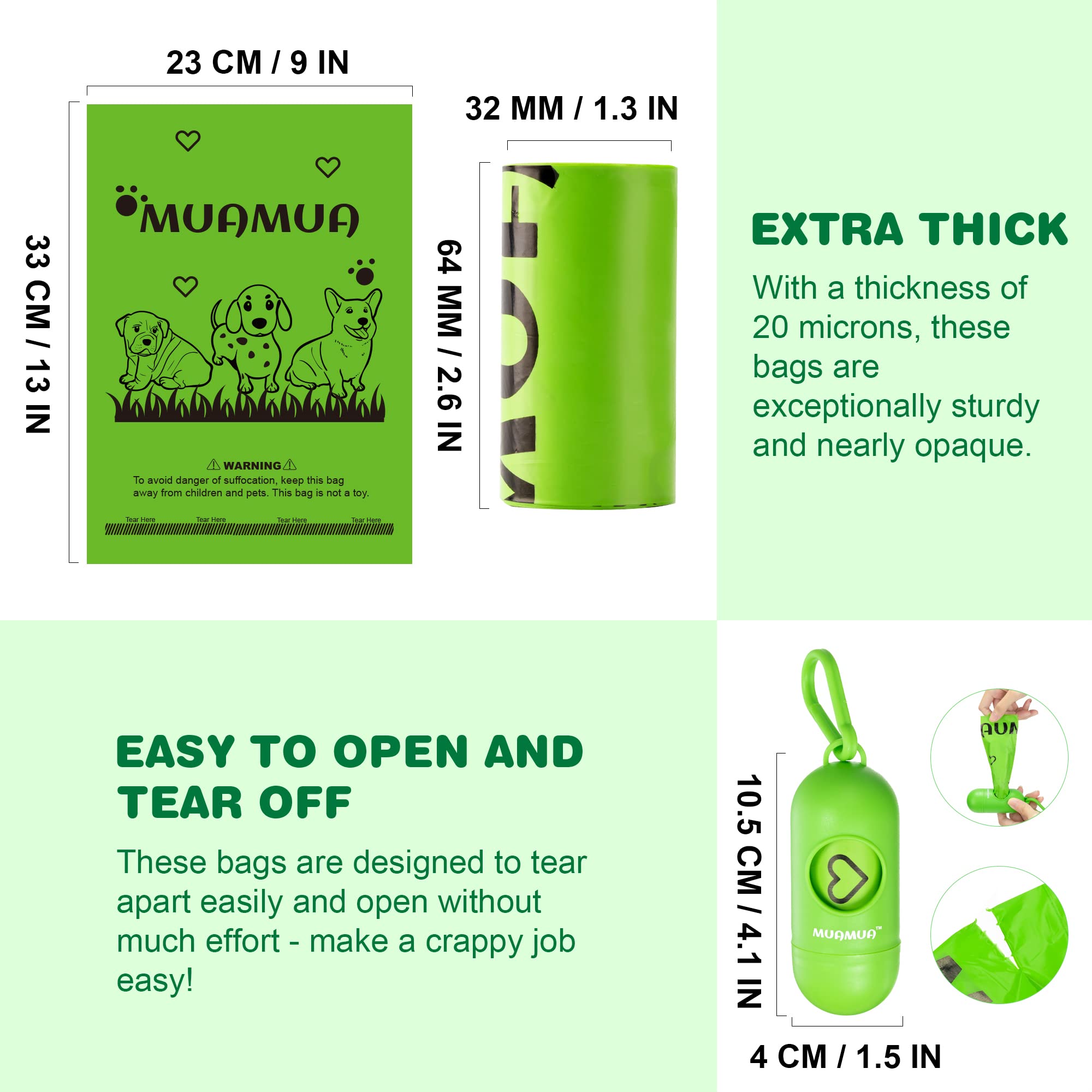 MUAMUA ensemble-distributeur et clips, solution pratique tout-en-un.