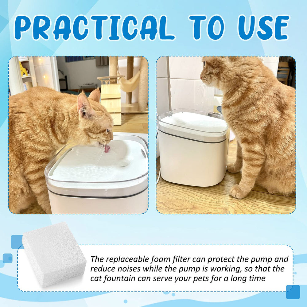 Filtre éponge durable Mudder pour fontaine 2 L chat.