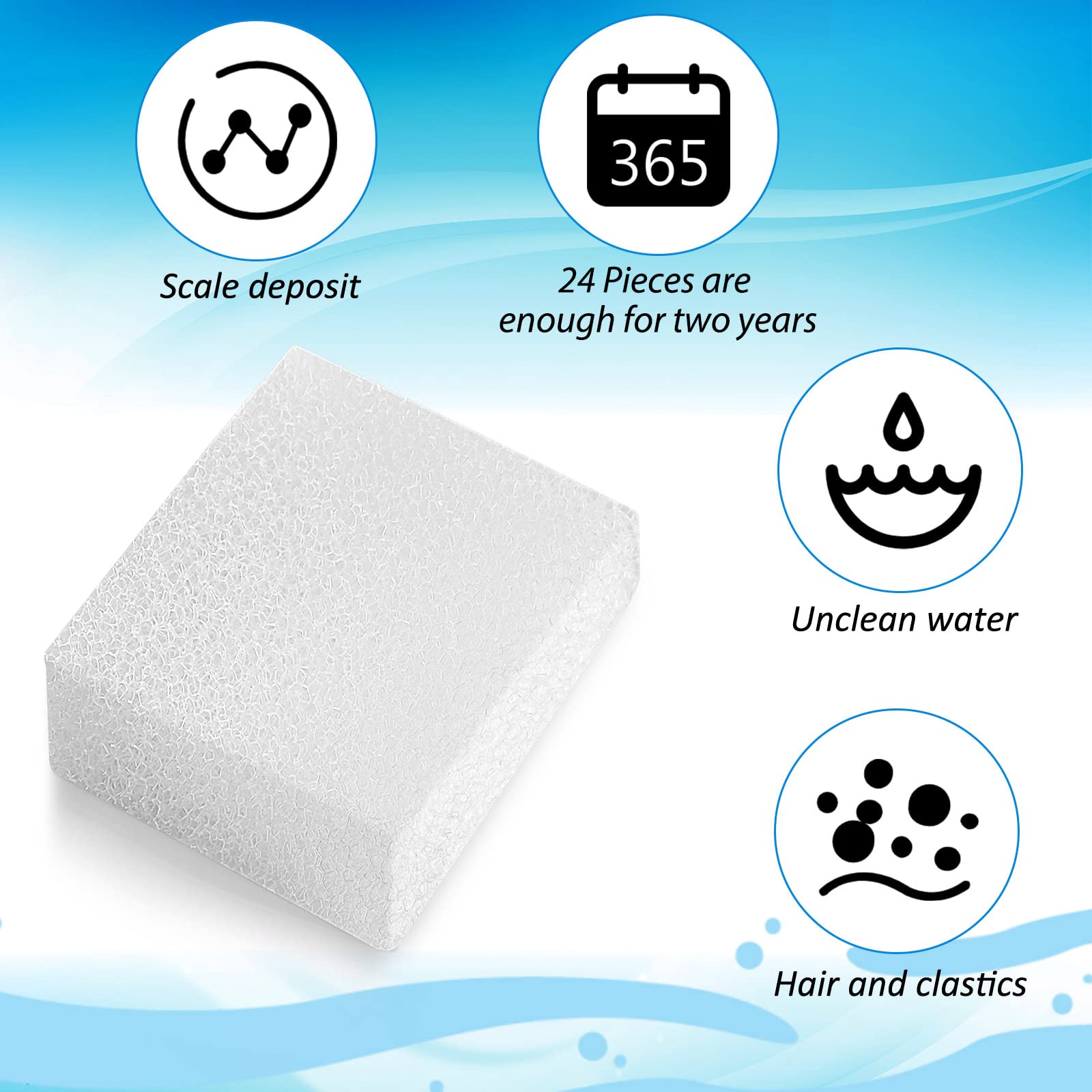 Mudder filtre mousse fontaine animaux 2l: entretien rapide et remplacement simple