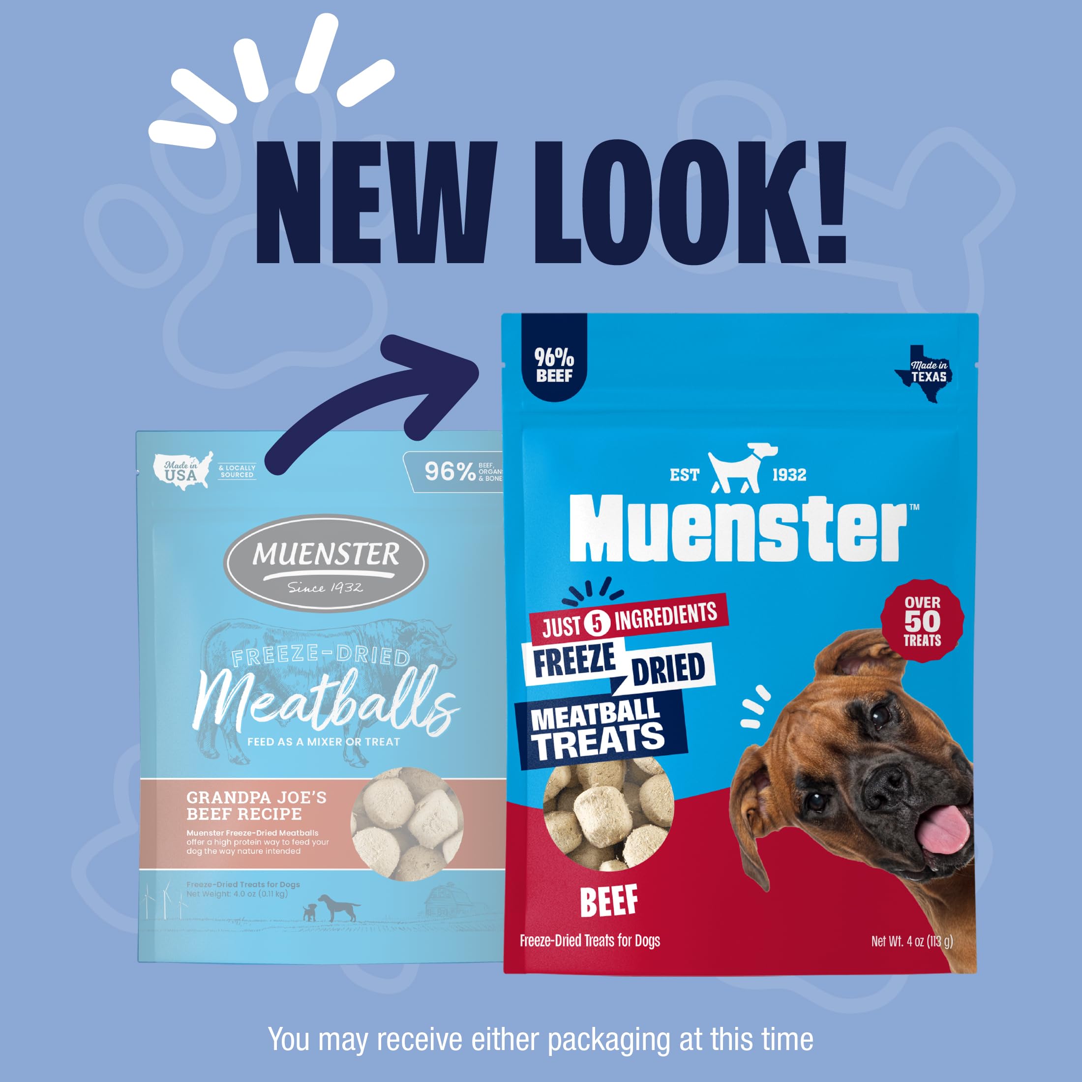 Muenster Sans glycerine, option hypoallergénique pour chiens sensibles.