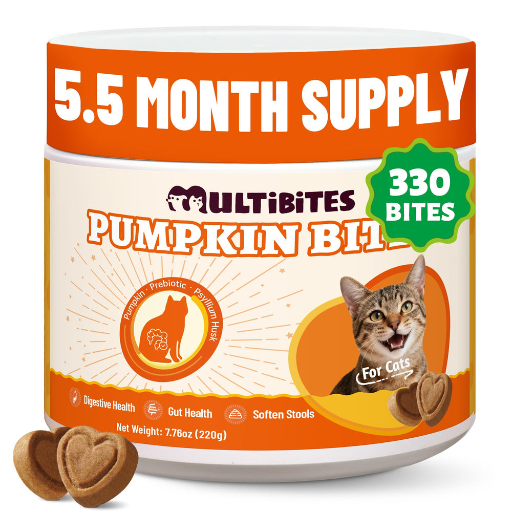 MULTIBITES bouchées-potiron-crisp pour chats exigeants, goût appétent et texture croquante.