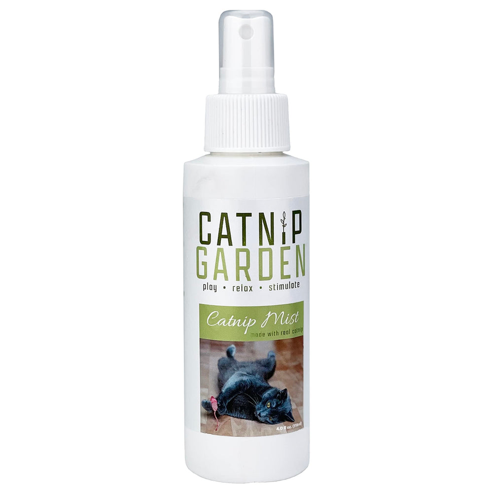 Multipet brume d'herbe à chat, bouteille 120 ml, prête à l'emploi pour attirer les chats.