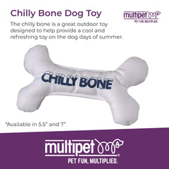 Multipet Chilly Bone: jouet dentition pour petits chiens, rafraîchissant et sûr