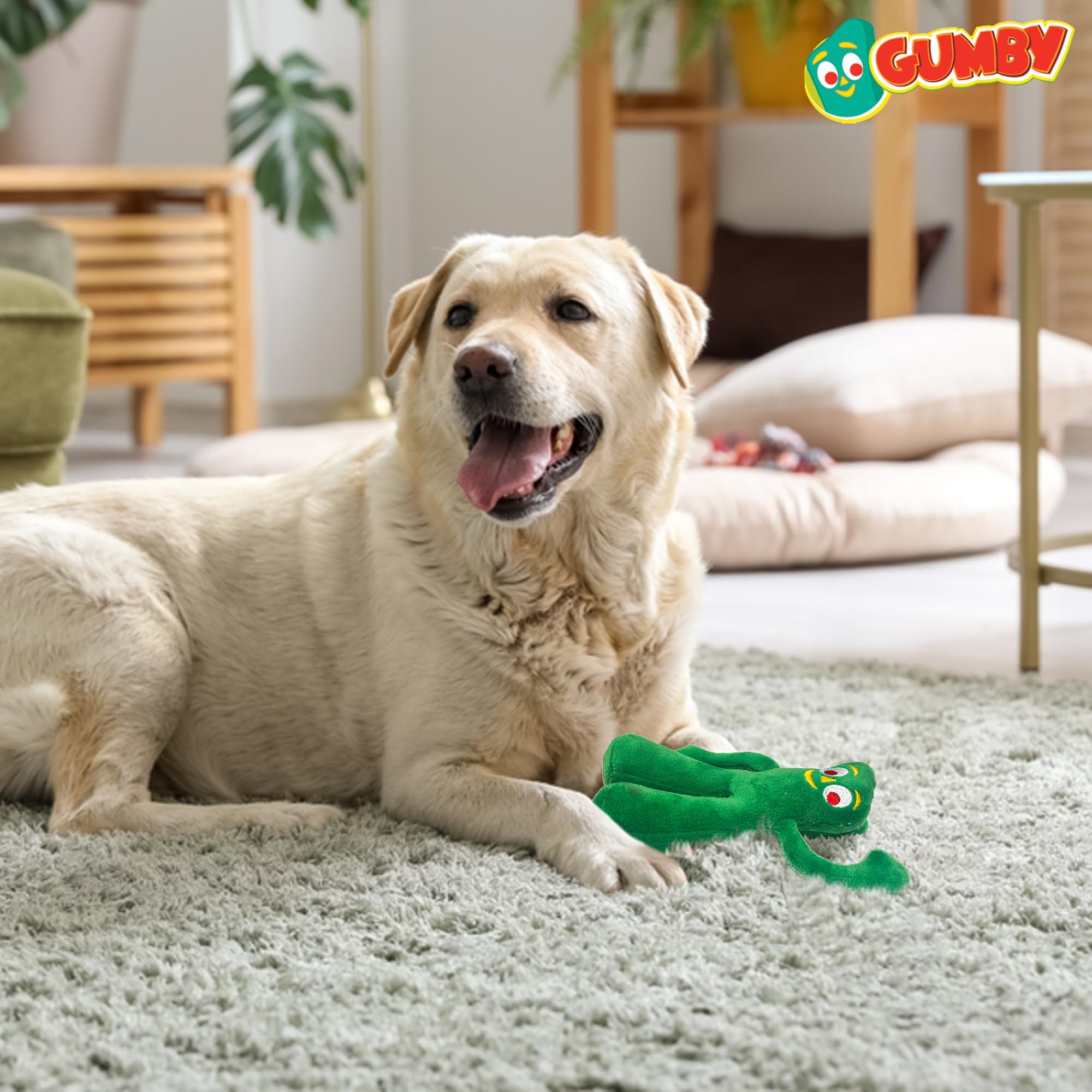 Mascotte Gumby Multipet sous licence officielle.