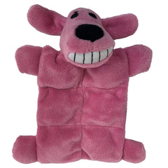 Multipet Loofa Squeaker, jouet petit chien, parfait pour jeux de rapport.